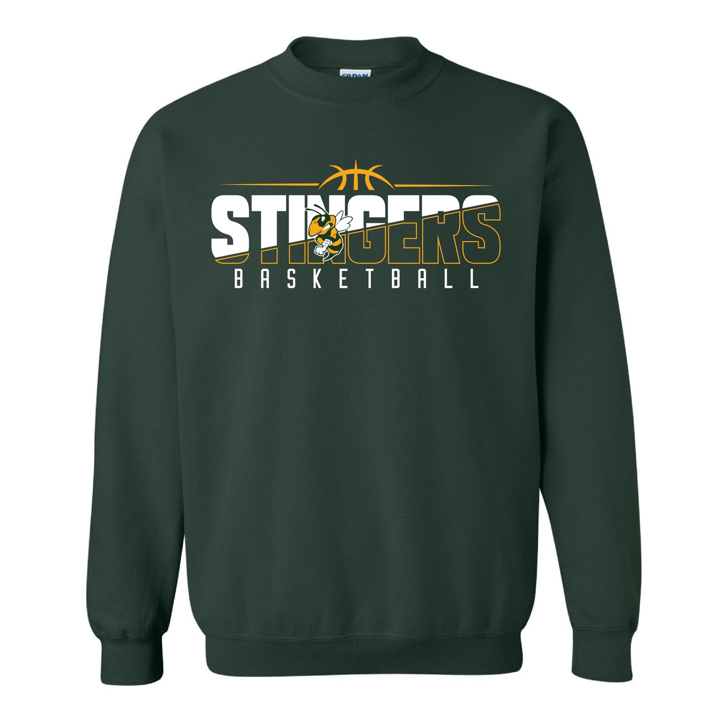 STINGERS (split) Basketball - Gildan Heavyweights (Crewneck or Hoodie)