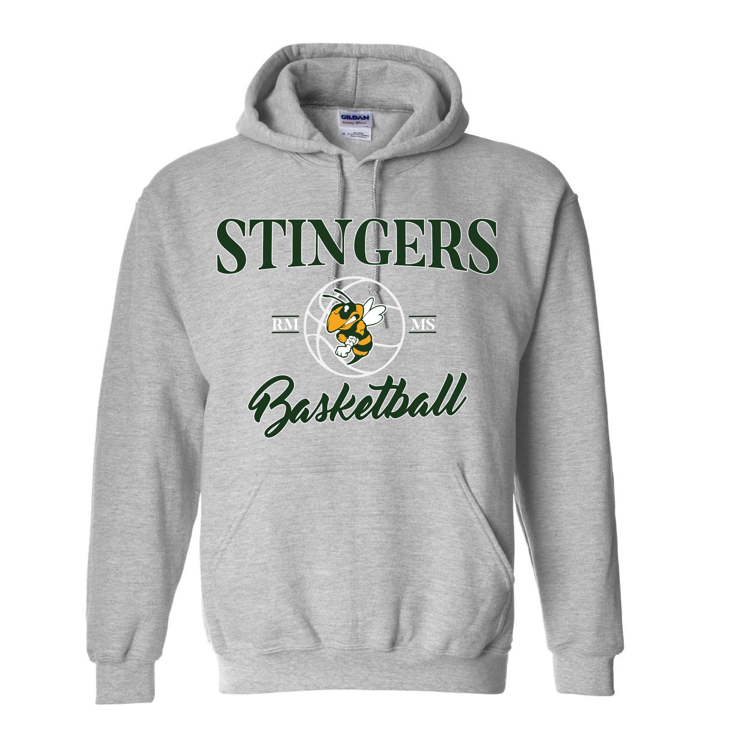 Stingers Basketball BEE Ball - Gildan Heavyweight Hoodie