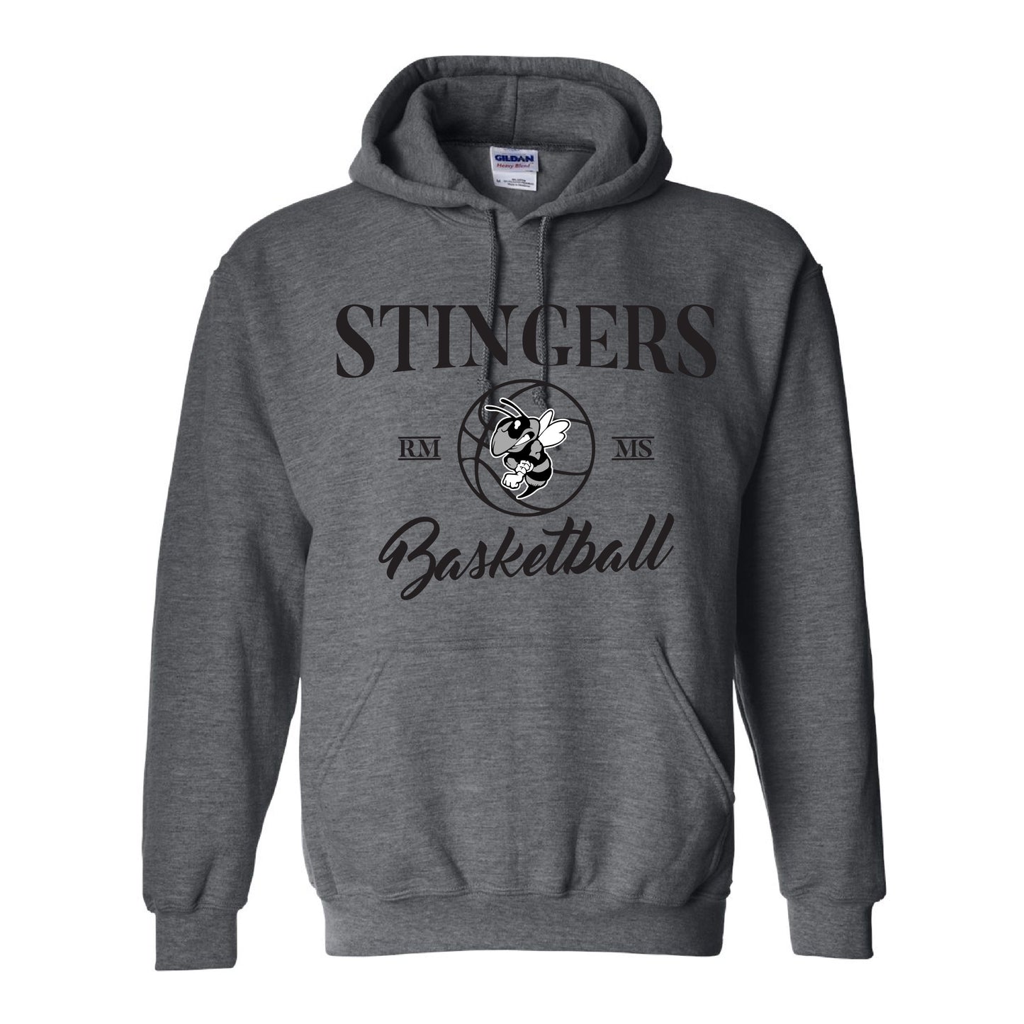 Stingers Basketball BEE Ball - Gildan Heavyweight Hoodie
