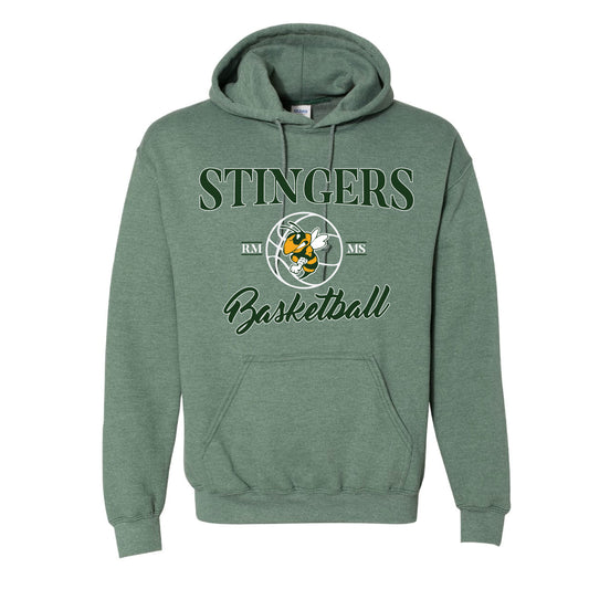Stingers Basketball BEE Ball - Gildan Heavyweight Hoodie