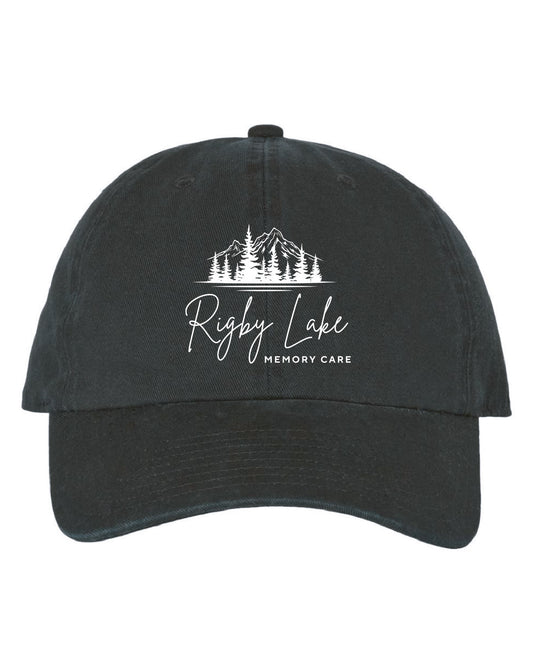 Rigby Lake Memory Care - Embroidered Mountain Scene - '47 Ball Cap - 4700