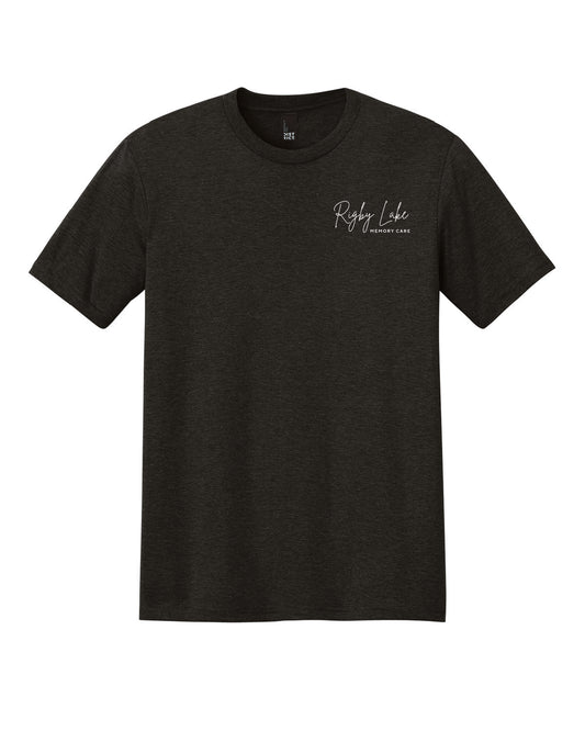 Rigby Lake Memory Care - Printed Logo - District Tri Blend Tee - DM130