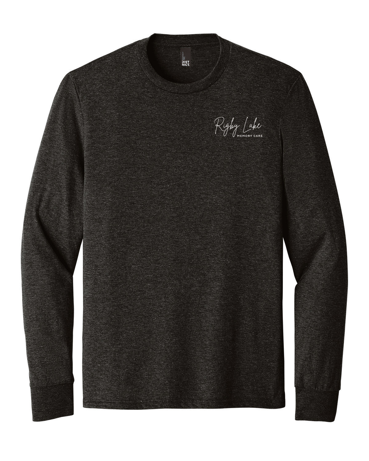 Rigby Lake Memory Care - Printed Logo - District Tri Blend Long Sleeve Tee - DM132
