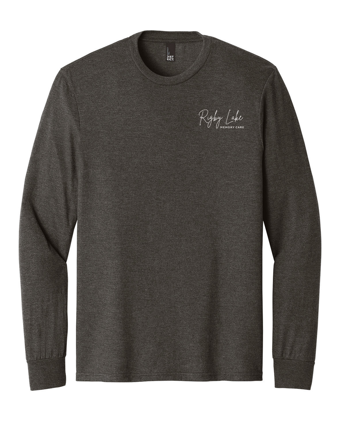 Rigby Lake Memory Care - Printed Logo - District Tri Blend Long Sleeve Tee - DM132
