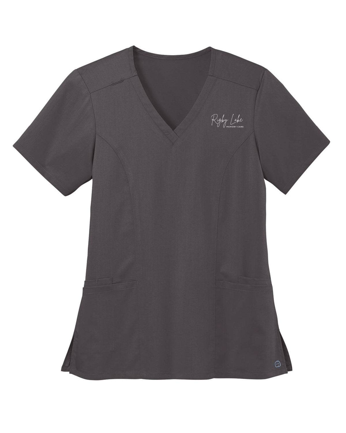 Rigby Lake Memory Care - Embroidered Logo - Women's Wink Scrub Top - WW4168