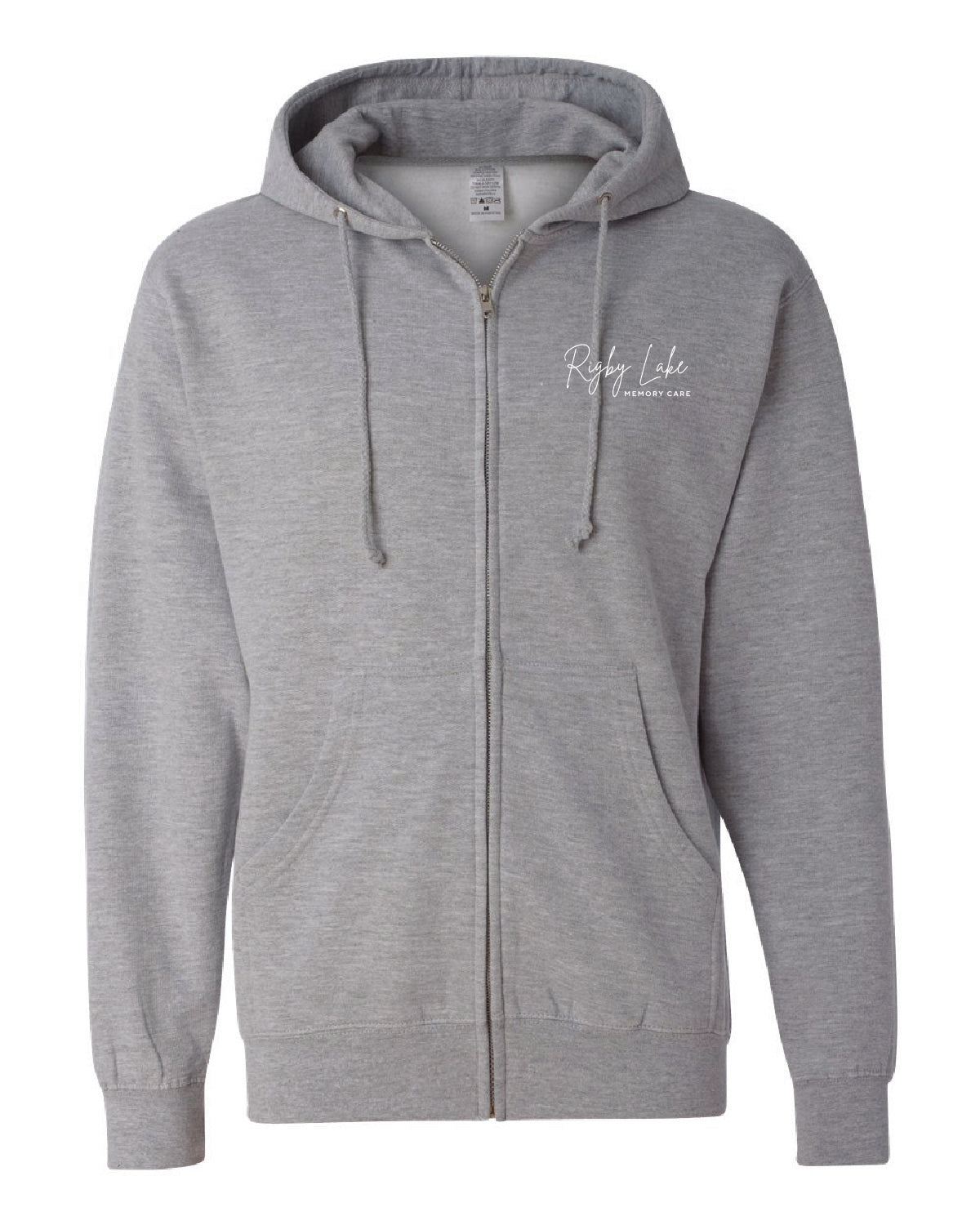 Rigby Lake Memory Care - Embroidered Logo - Independent Trading Full Zip Hooded Sweatshirt - SS4500Z