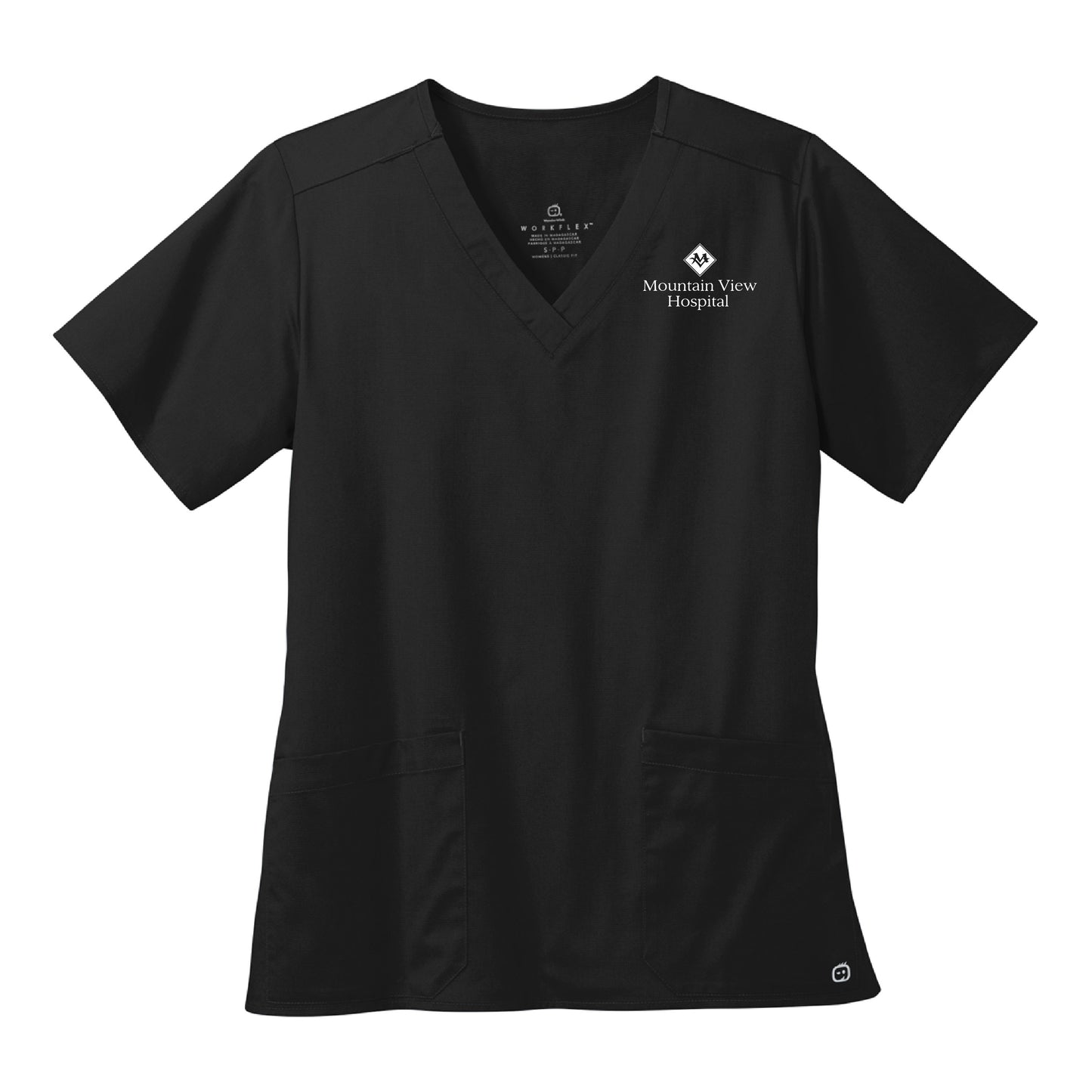 Mountain View Hospital - Standard Scrubs Women's WorkFlex V-neck Top