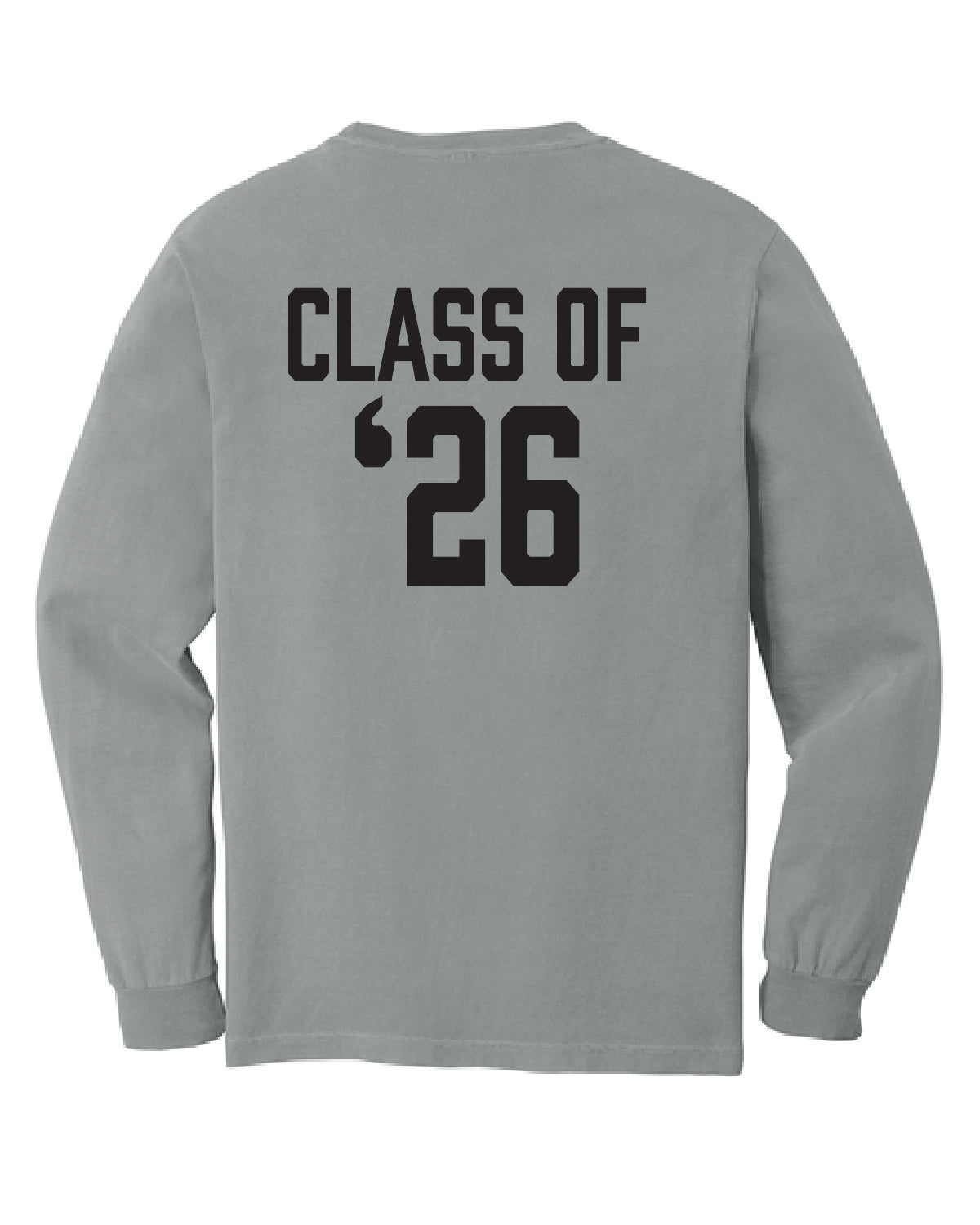 Salmon Schools - Printed - Salmon Two Rivers - Customized Back - Comfort Colors Long Sleeve Tee 6014