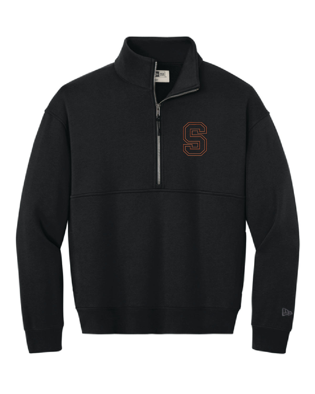 Salmon Schools - Embroidered - Pocket S - New Era Fleece 1/2 Zip NEA528