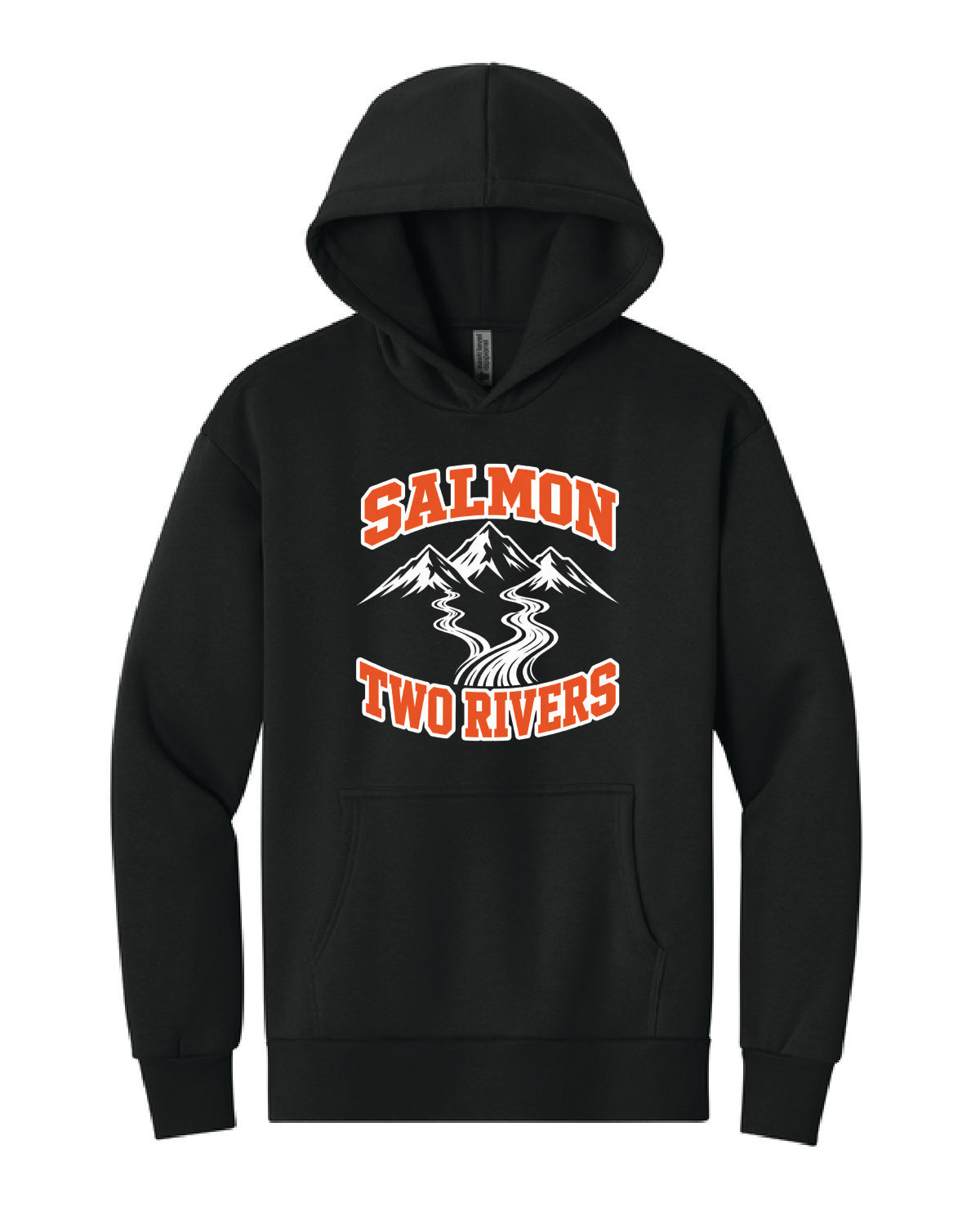 Salmon Schools - Printed - Salmon Two Rivers - Customized Back - Next Level Apparel Hoodie NL9307