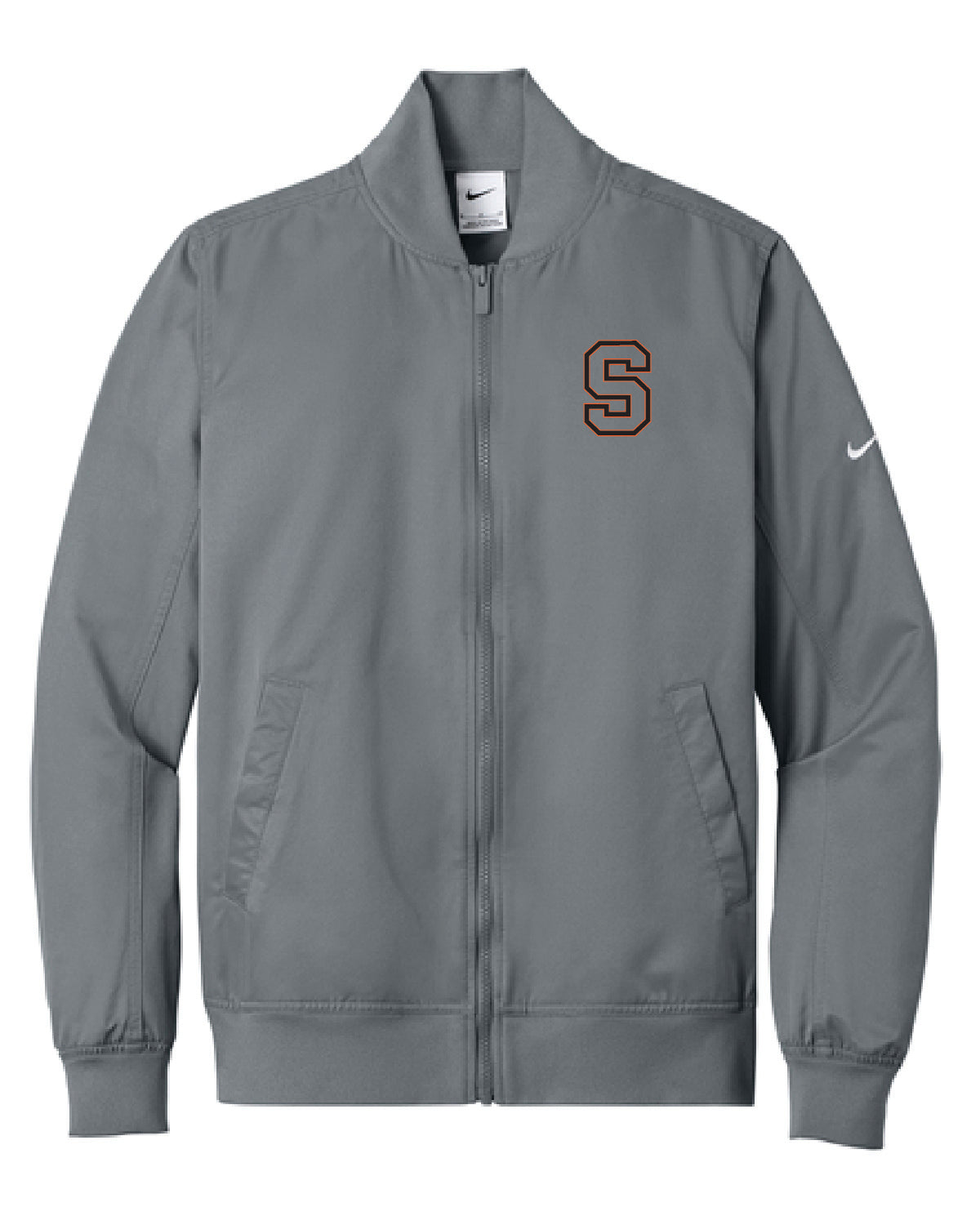 Salmon Schools - Embroidered - Pocket S - Women's Nike Bomber Jacket NKIO8132