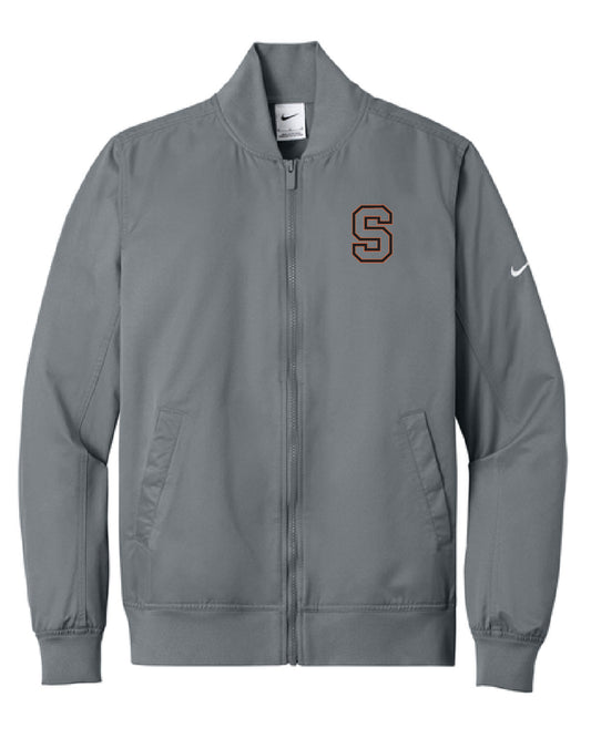 Salmon Schools - Embroidered - Pocket S - Women's Nike Bomber Jacket NKIO8132