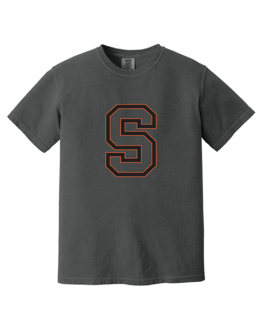 Salmon Schools - Printed - Large S - Comfort Colors Tee 1717