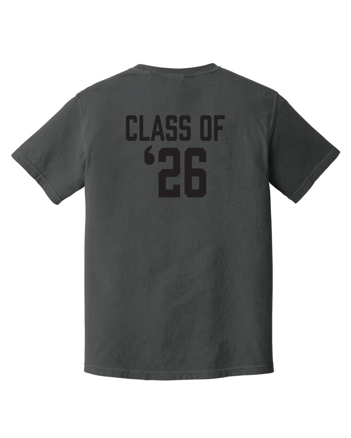 Salmon Schools - Printed - Salmon Two Rivers - Customized Back - Comfort Colors Tee 1717