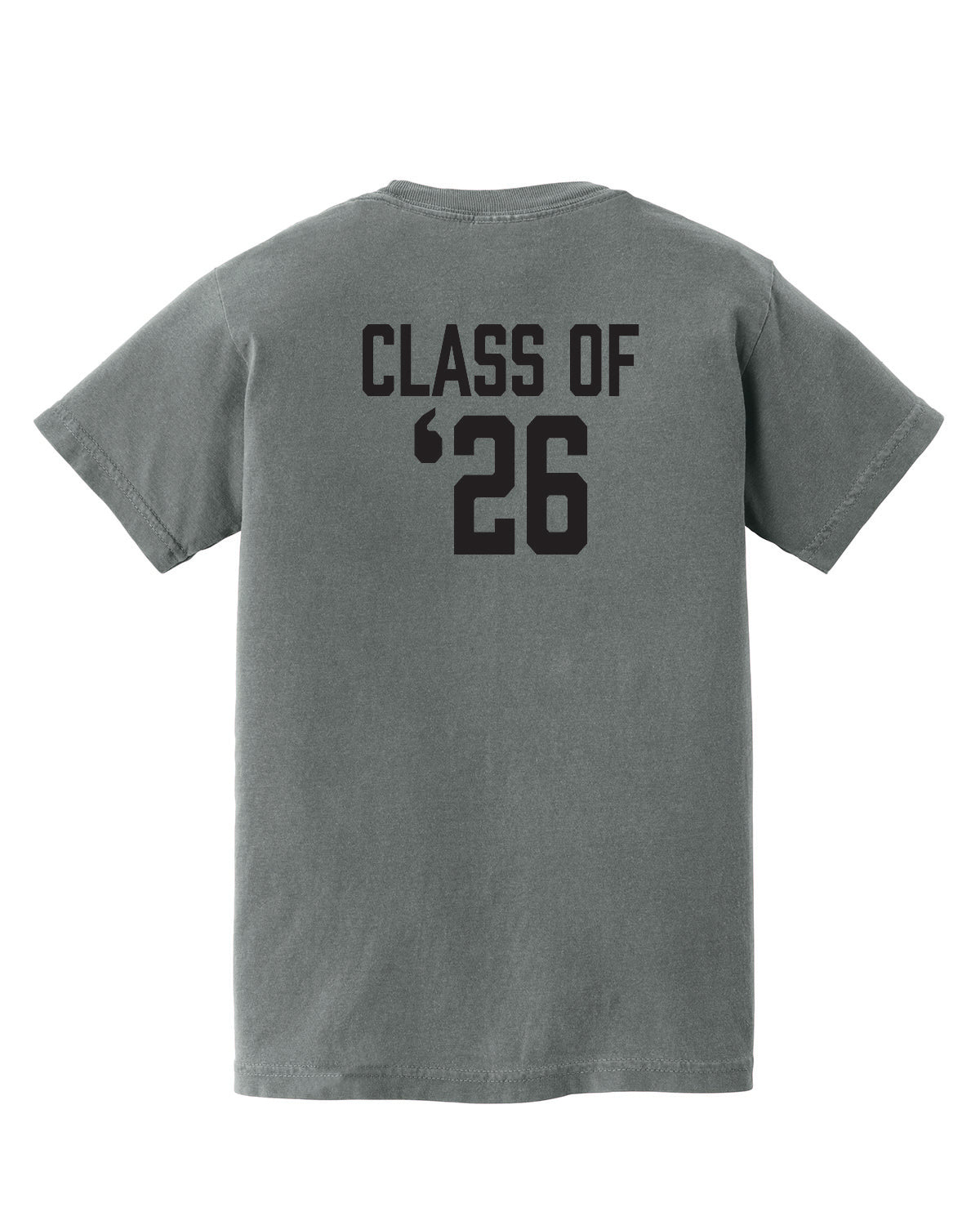 Salmon Schools - Printed - Salmon Two Rivers - Customized Back - Youth Comfort Colors Tee 9018