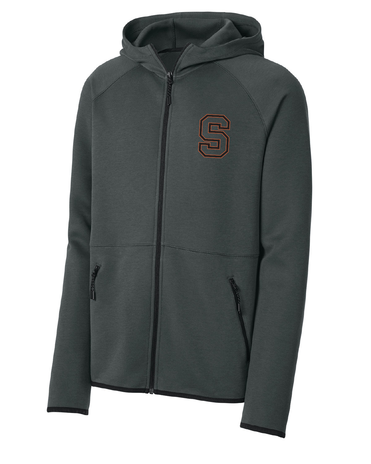 Salmon Schools - Embroidered - Pocket S - Sport-Tek Full Zip Hoodie ST840