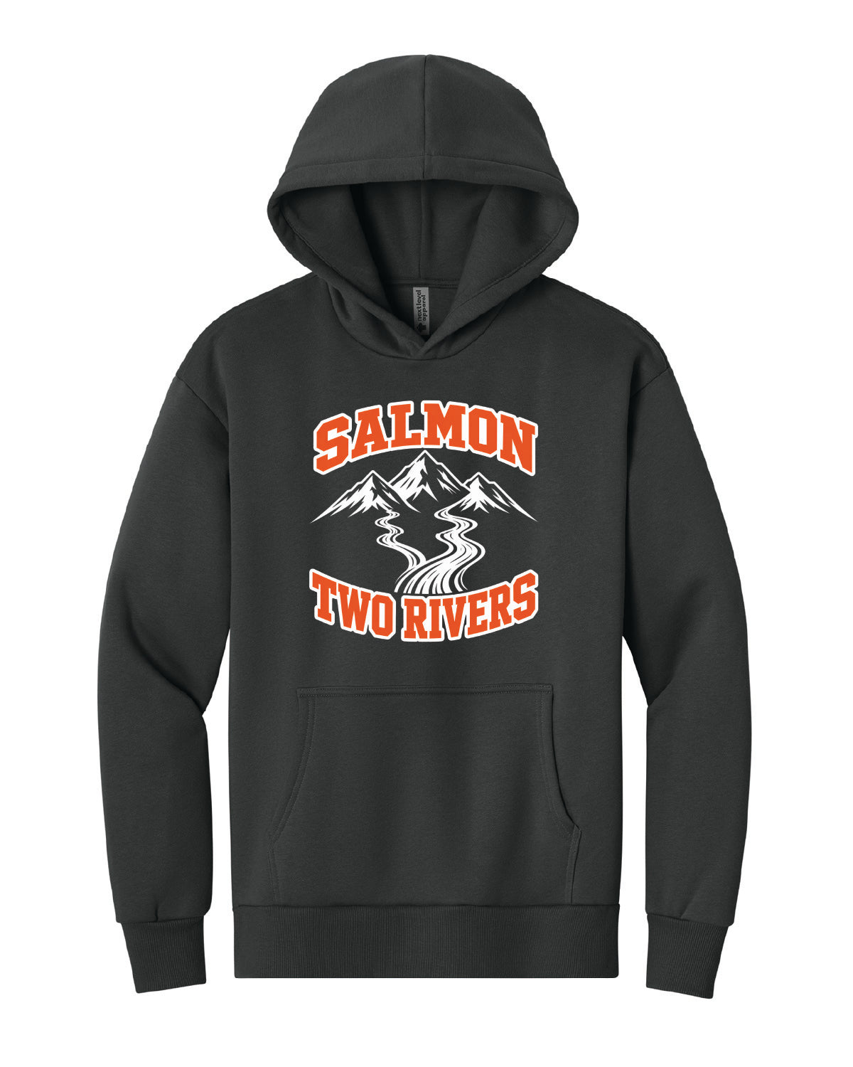 Salmon Schools - Printed - Salmon Two Rivers - Customized Back - Next Level Apparel Hoodie NL9307