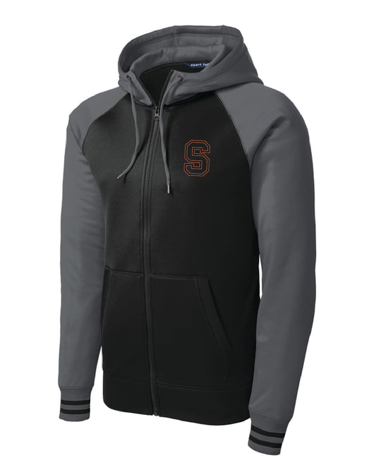 Salmon Schools - Embroidered - Pocket S - Sport-Tek Varsity Full Zip ST236