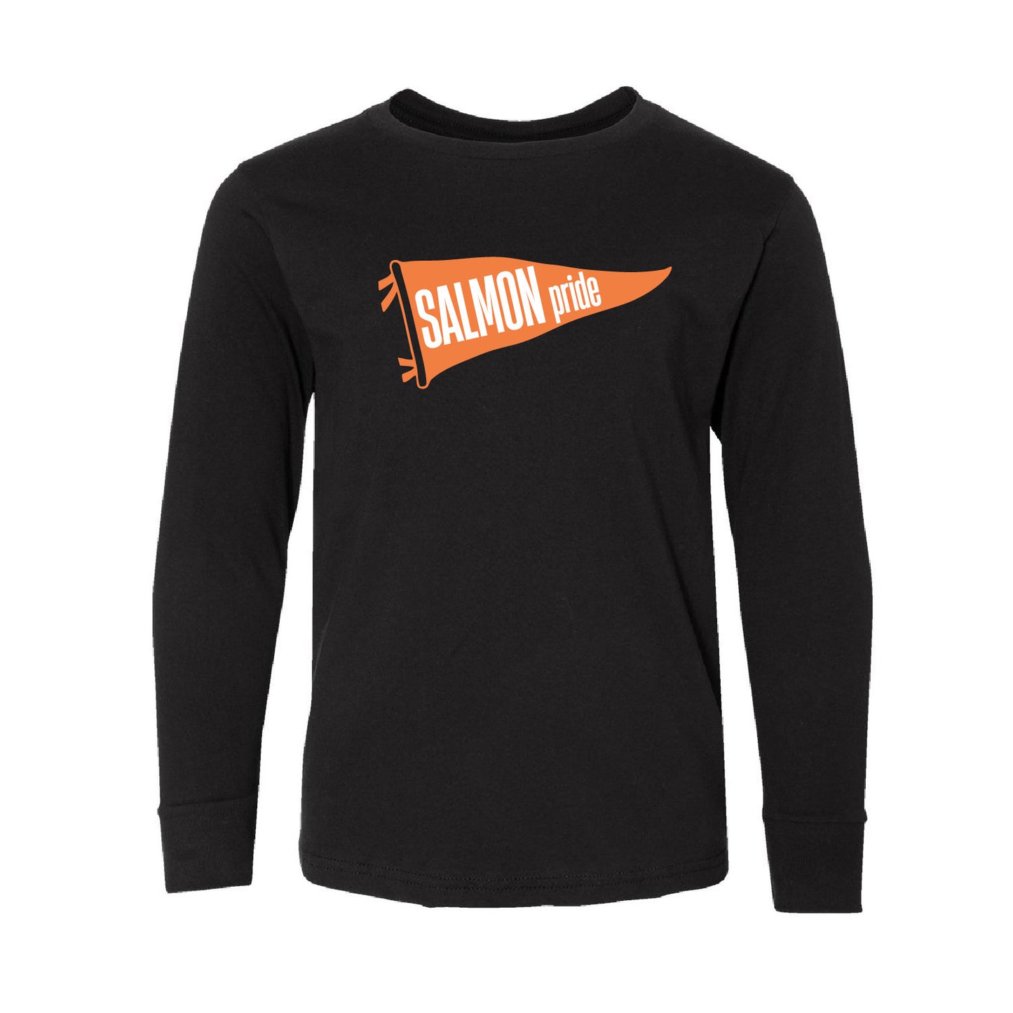 Salmon Pride Pennant Flag - LONG SLEEVE tees
