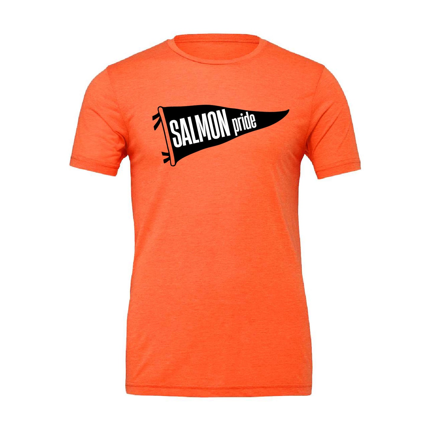 Salmon Pride Pennant Flag - Short Sleeve Tees