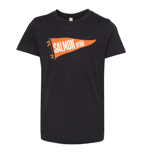 Salmon Pride Pennant Flag - Short Sleeve Tees