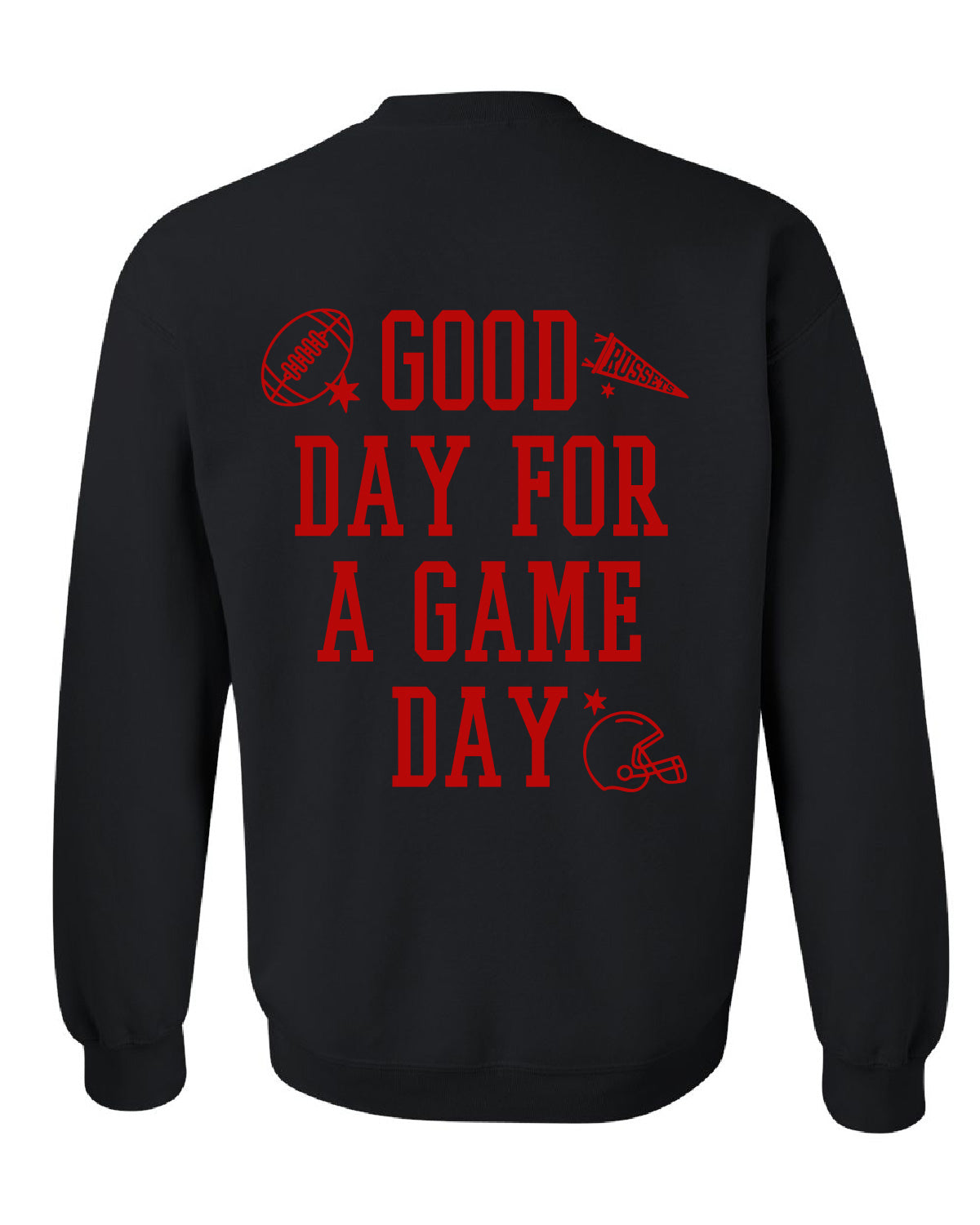 Shelley High School x VAST Apparel - Basic Fleece Crewneck - Good Day For A Game Day