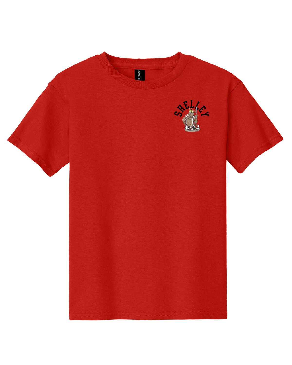 Shelley High School x VAST Apparel - Youth Gildan Tee - Shelley Pocket - Repeating Russet