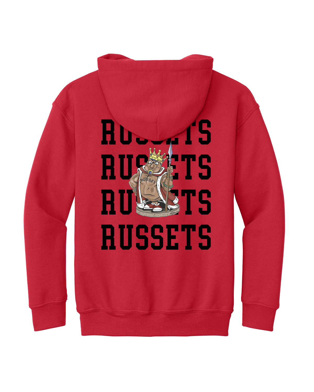 Shelley High School x VAST Apparel - Youth Gildan Hoodie - Shelley Pocket - Repeating Russets