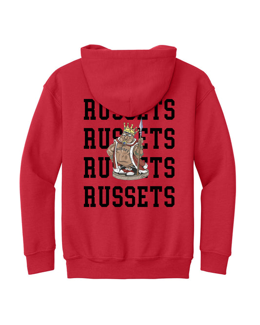 Shelley High School x VAST Apparel - Youth Gildan Hoodie - Shelley Pocket - Repeating Russets