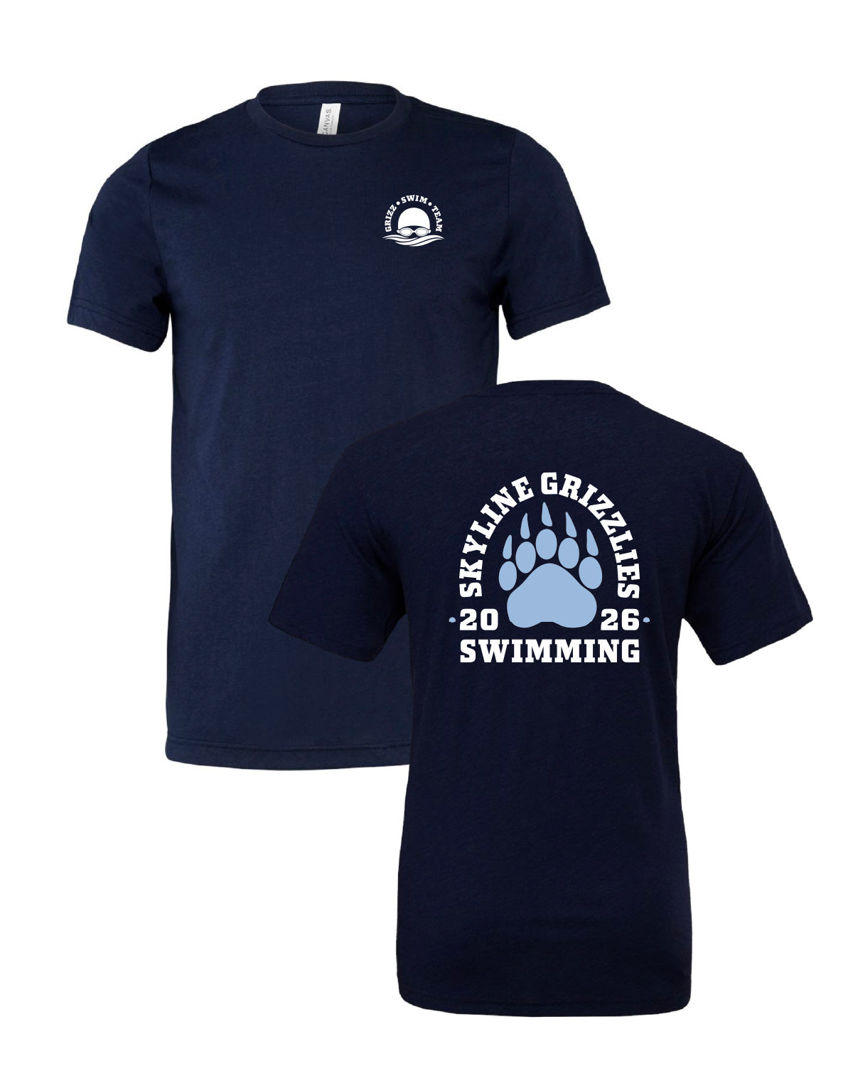 Comfort Colors Tee - Navy - Printed Design