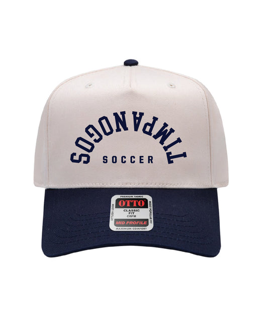 Timpanogos Soccer - Otto Trucker Hat - Navy w/ Puff Embroidery + Side Panel