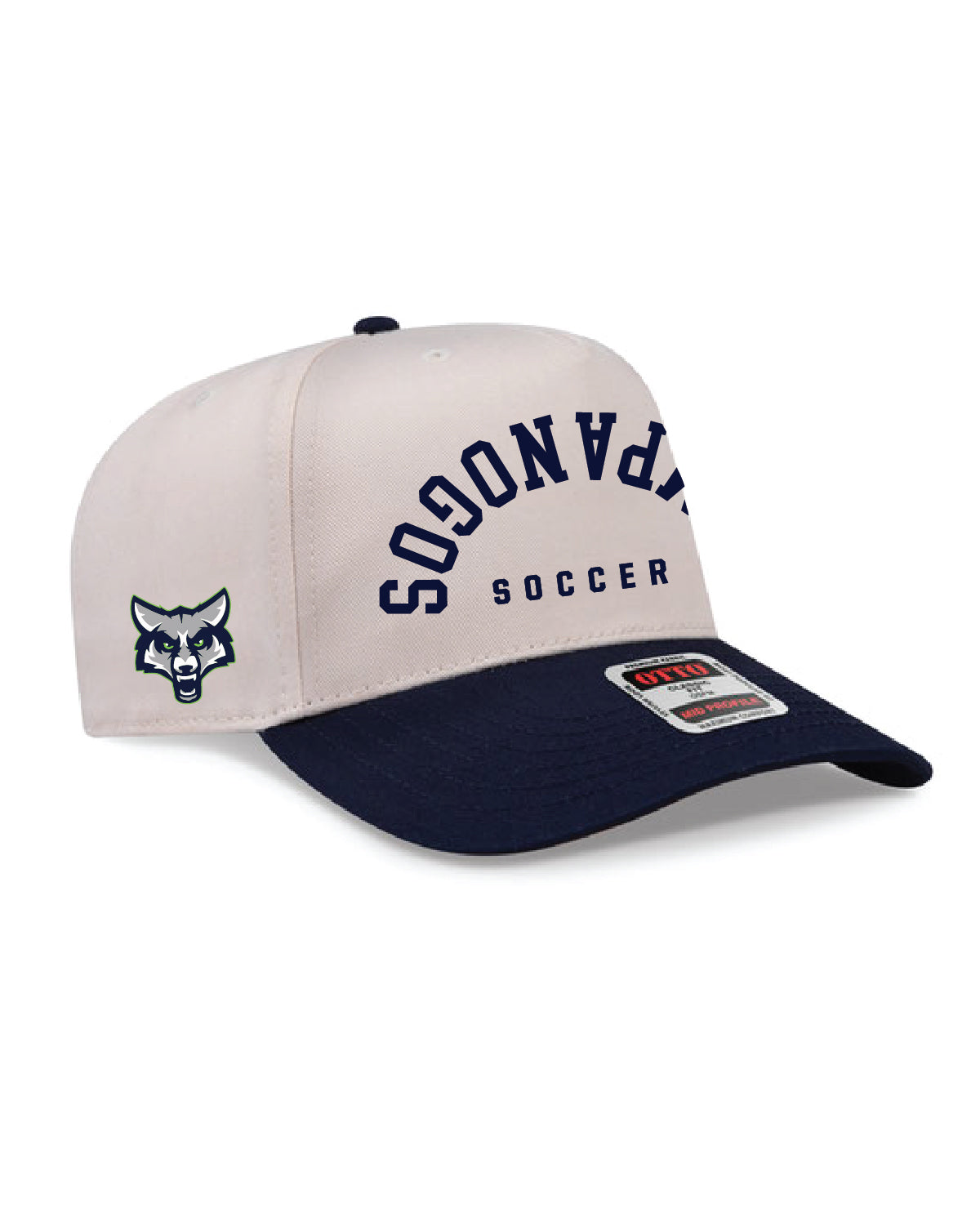Timpanogos Soccer - Otto Trucker Hat - Navy w/ Puff Embroidery + Side Panel