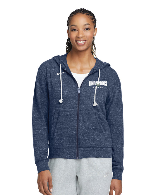 Timpanogos Soccer -  Nike Vintage Gym Hoodie - CN9402 - Left Chest Printed Logo