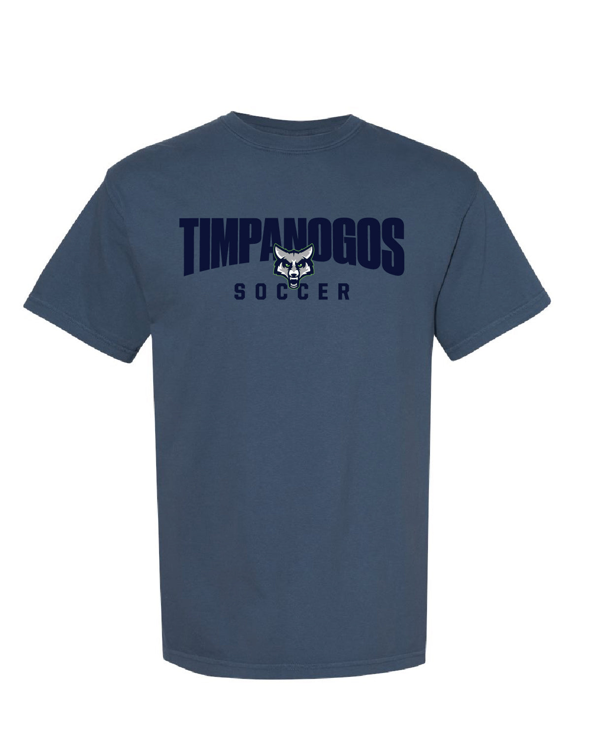 Timpanogos Soccer - Comfort Colors Tee  - Large Printed Logo