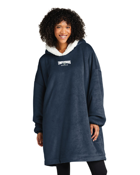 Timpanogos Soccer - Port Authority Mountain Lodge Wearable Blanket BP41 - White Embroidered Logo