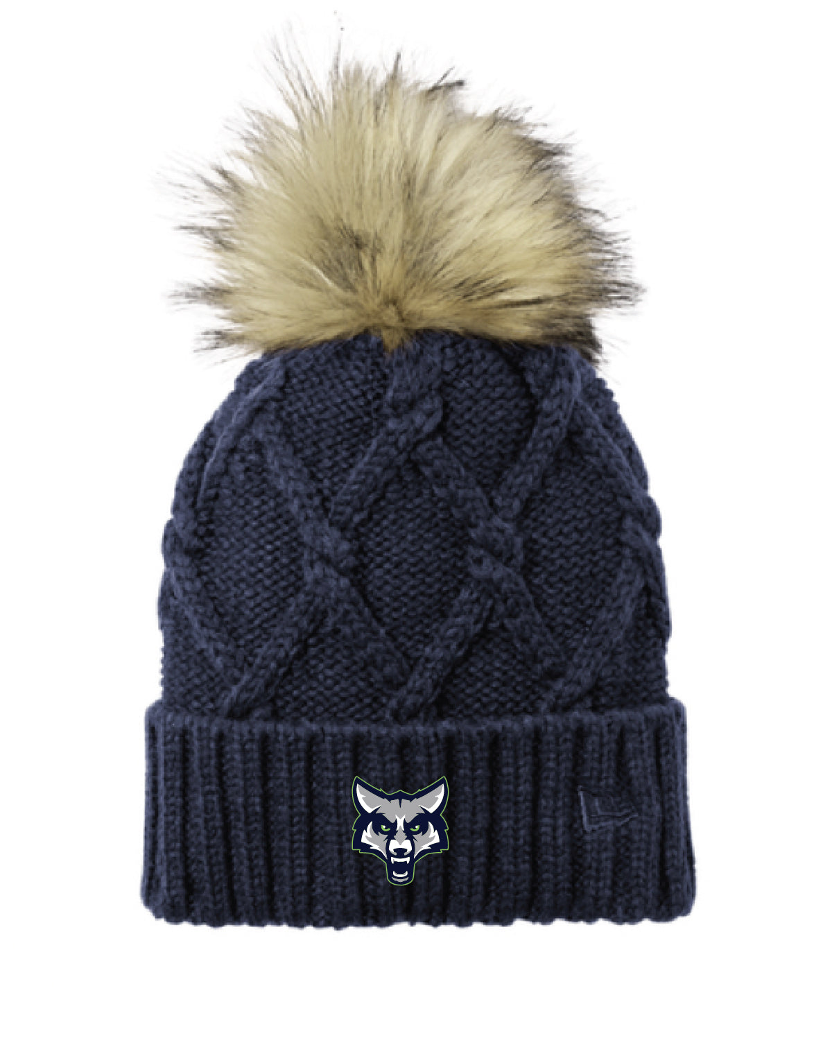 Timpanogos Soccer - Embroidered Mascot - New Era Pom Beanie - NE911