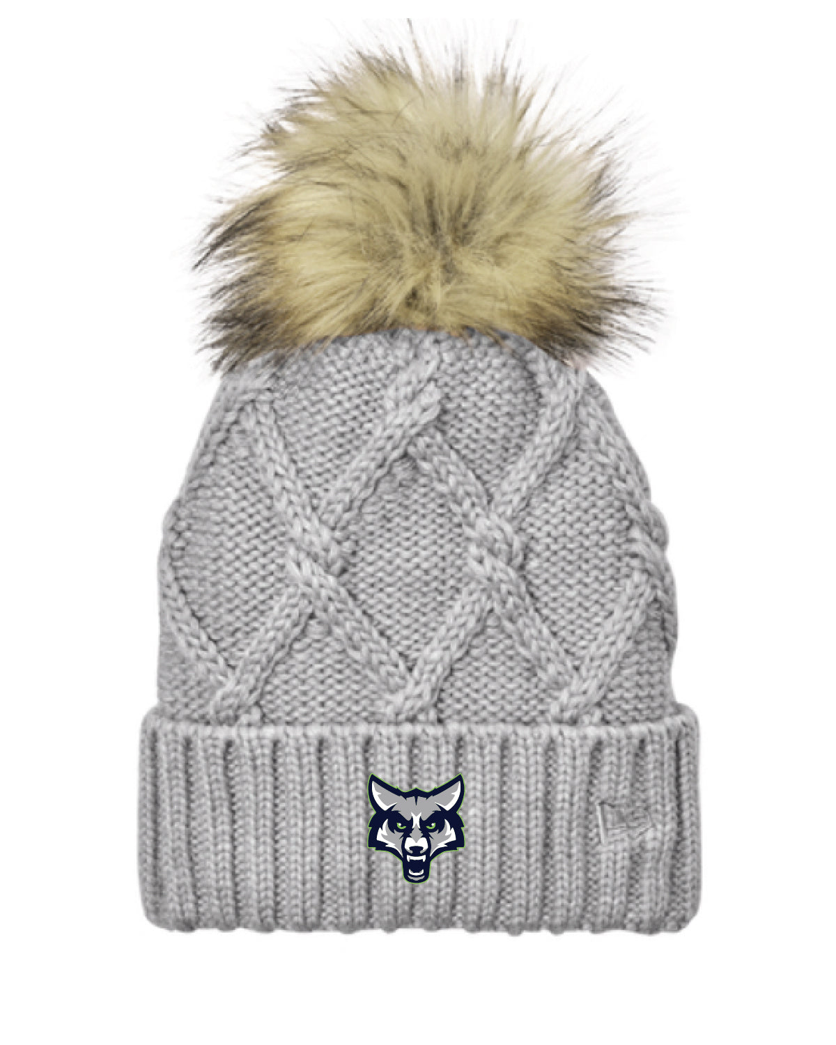Timpanogos Soccer - Embroidered Mascot - New Era Pom Beanie - NE911