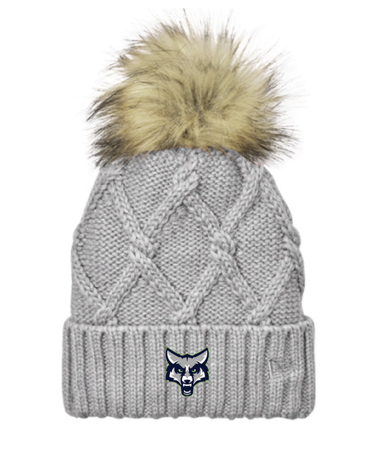 Timpanogos Soccer - Embroidered Mascot - New Era Pom Beanie - NE911