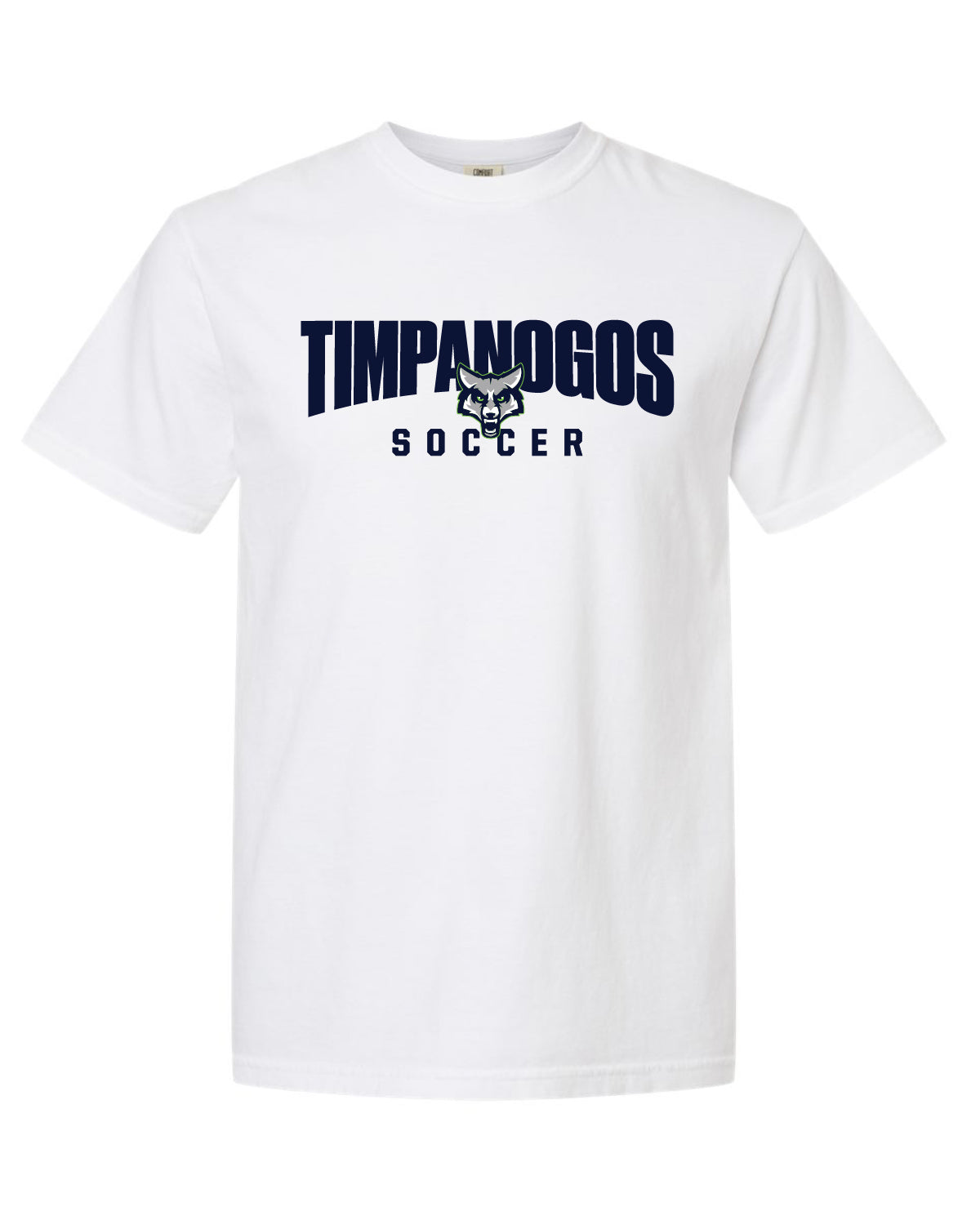 Timpanogos Soccer - Youth Comfort Colors Tee - Large Printed Logo