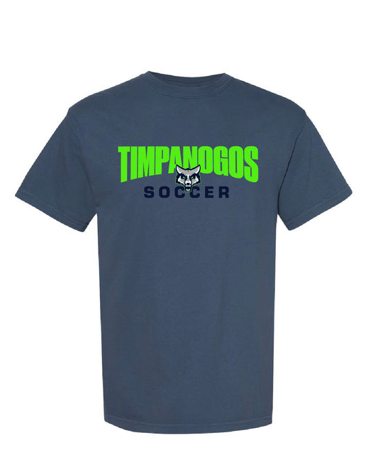 Timpanogos Soccer - Comfort Colors Tee - Large Printed Logo