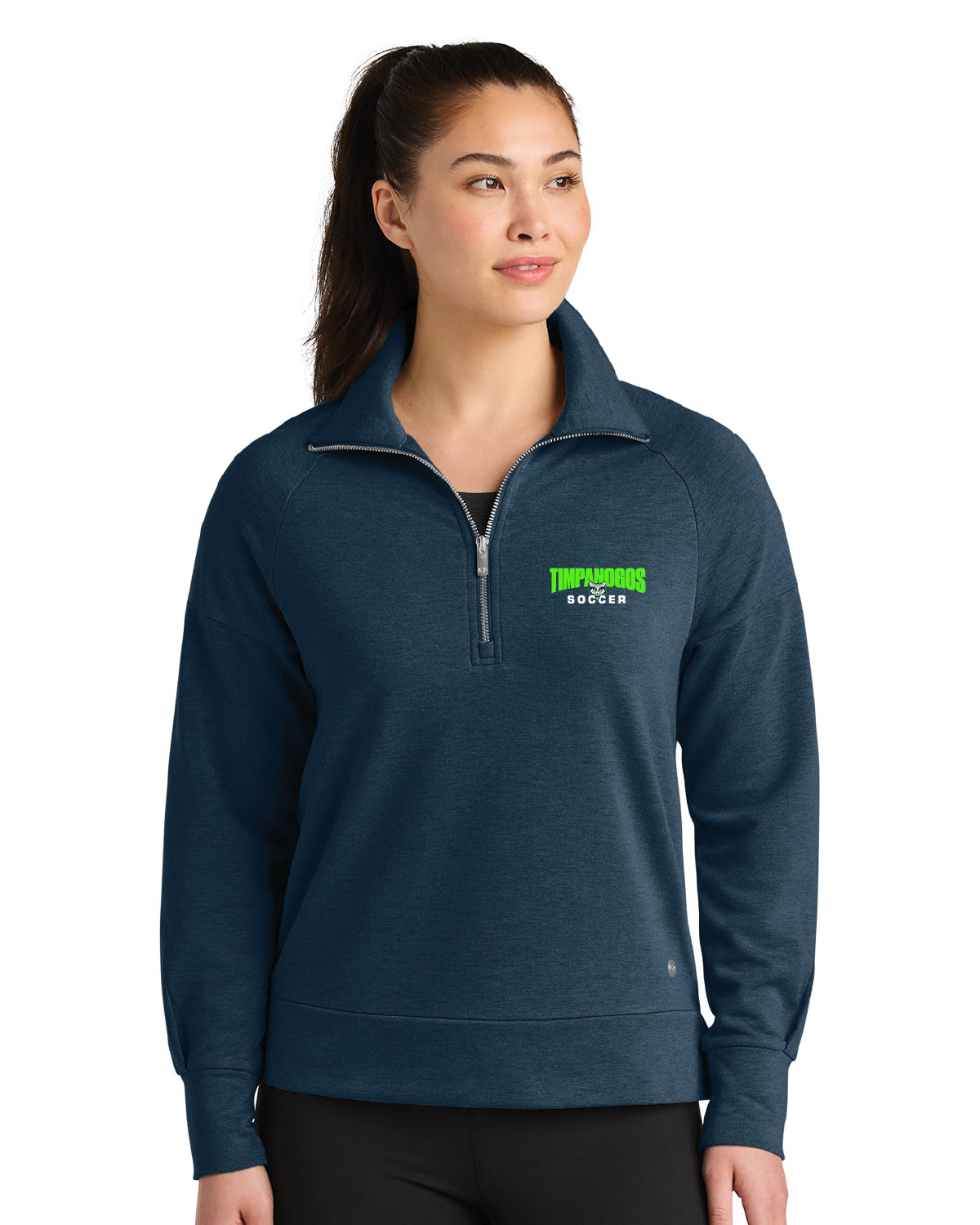 Timpanogos Soccer -  Ogio Luma 1/2 Zip LOG814 - Printed Pocket Logo