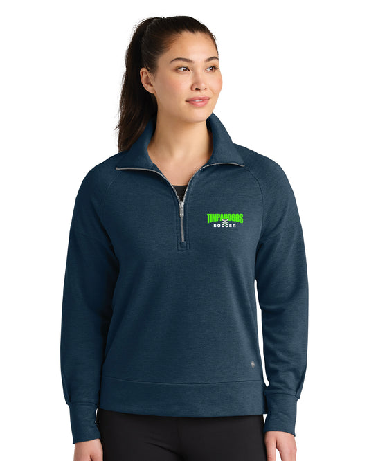 Timpanogos Soccer -  Ogio Luma 1/2 Zip LOG814 - Printed Pocket Logo