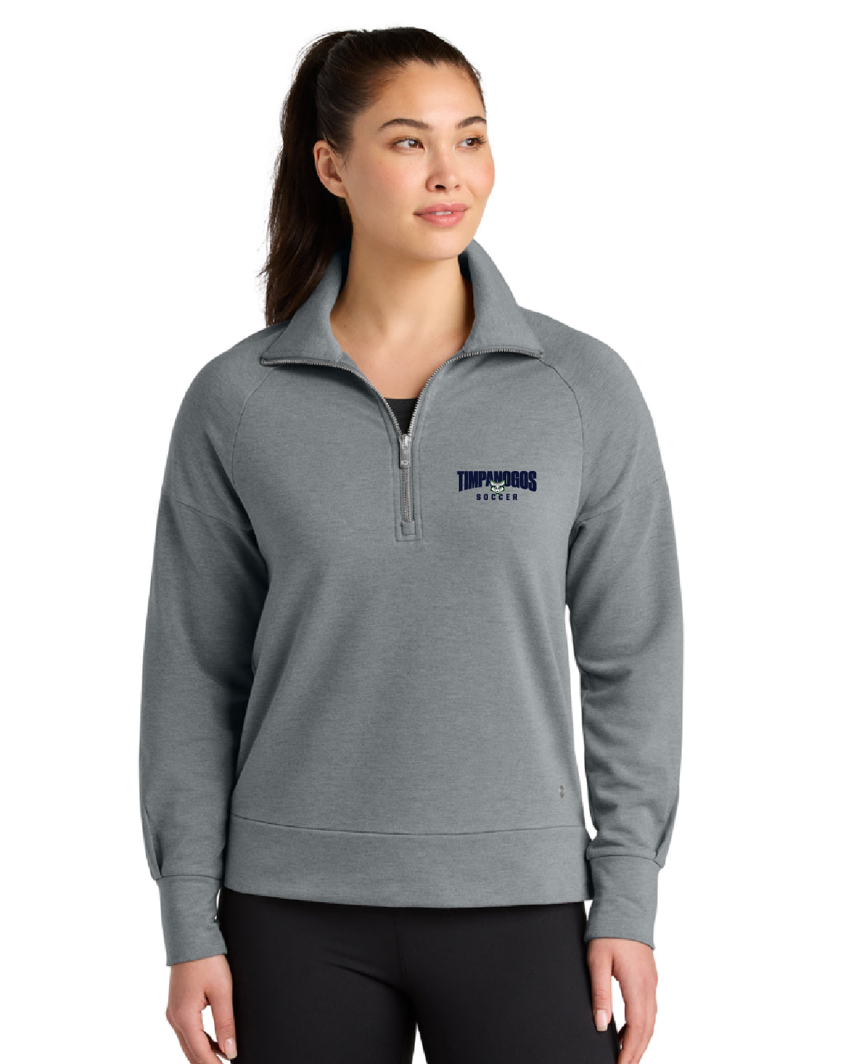 Timpanogos Soccer -  Ogio Luma 1/2 Zip LOG814 - Printed Pocket Logo