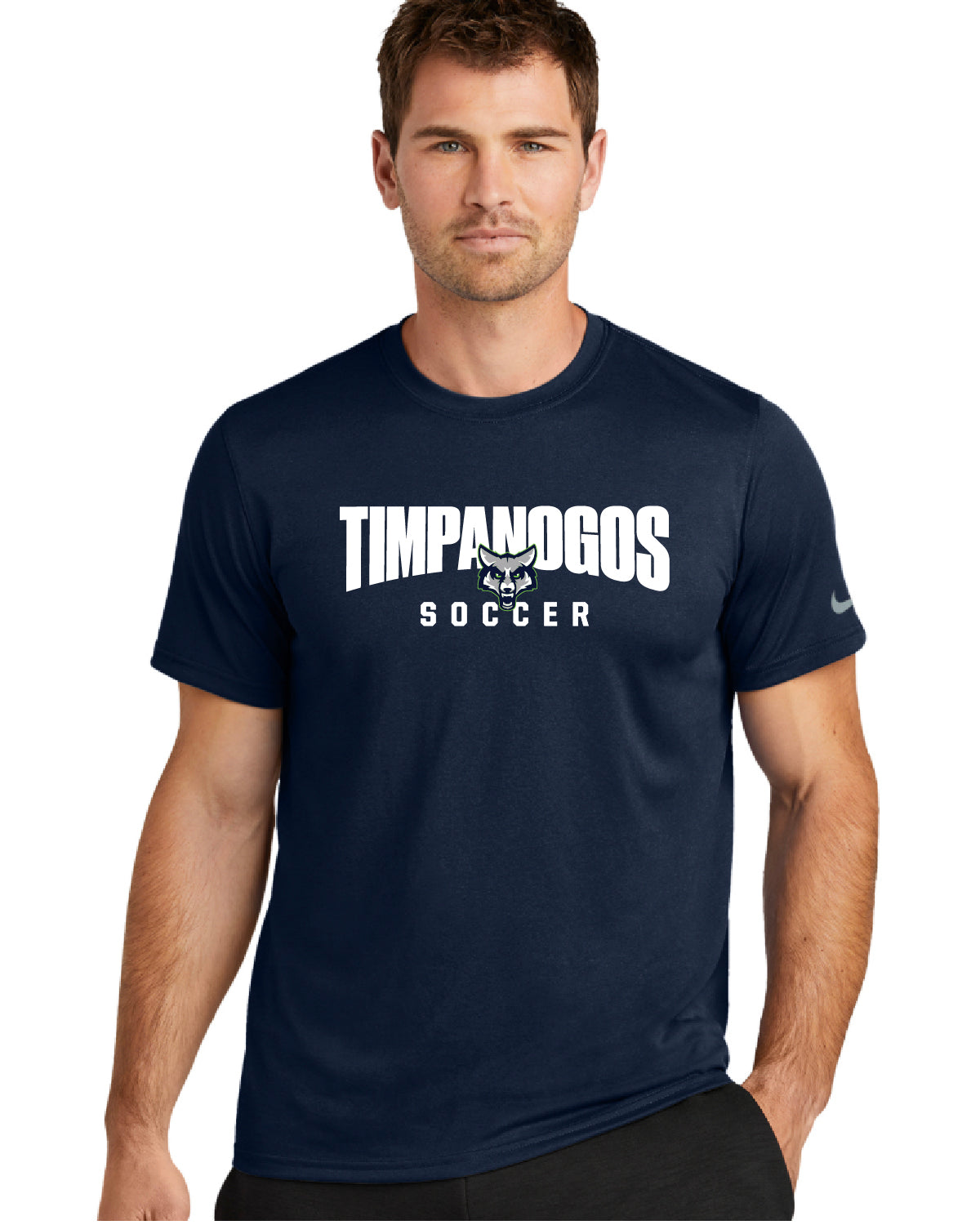 Timpanogos Soccer - Nike Swoosh Sleeve rLegend Tee - Large Printed Logo - NKDX8730