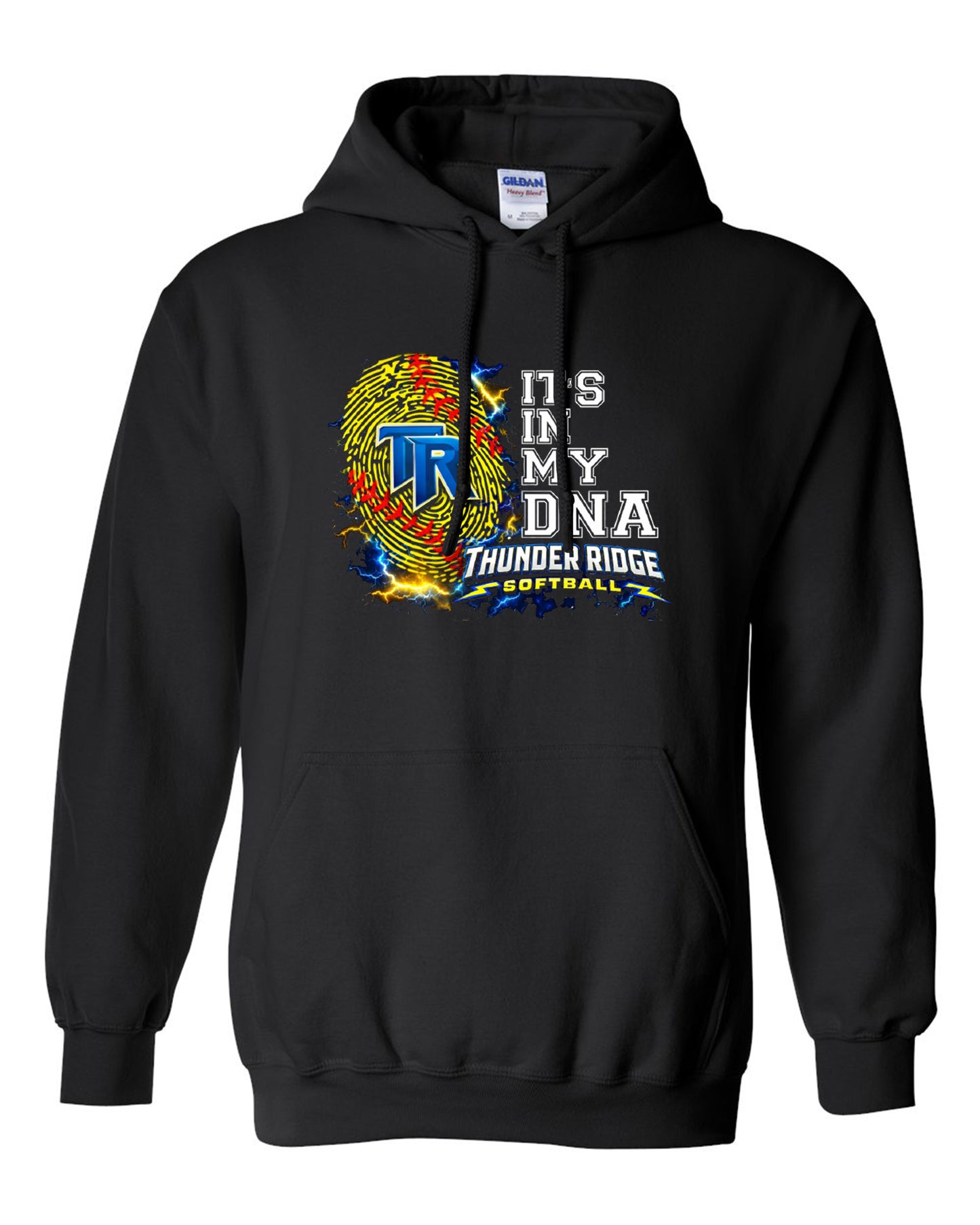 Thunder Ridge Softball - 18500 Gildan Basic Fleece Hoodie