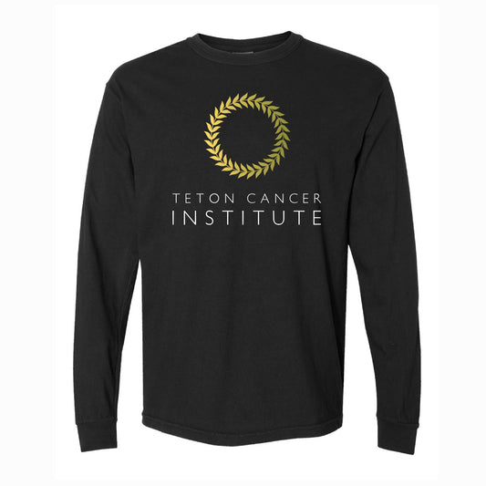 Teton Cancer Institute (full size) - LONG SLEEVE Comfort Colors Tee