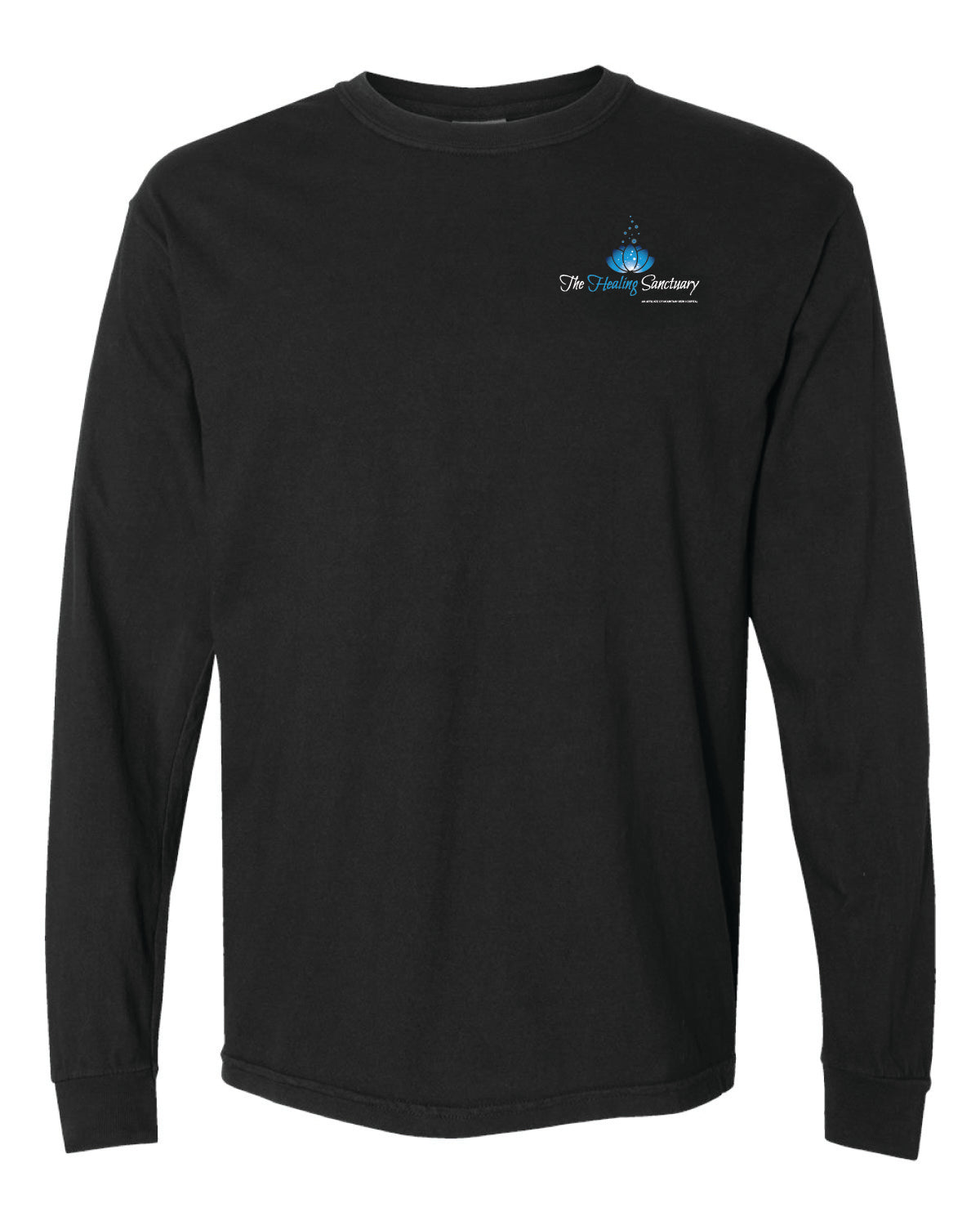 Long Sleeve Comfort Colors Tee - Pocket Printed Design