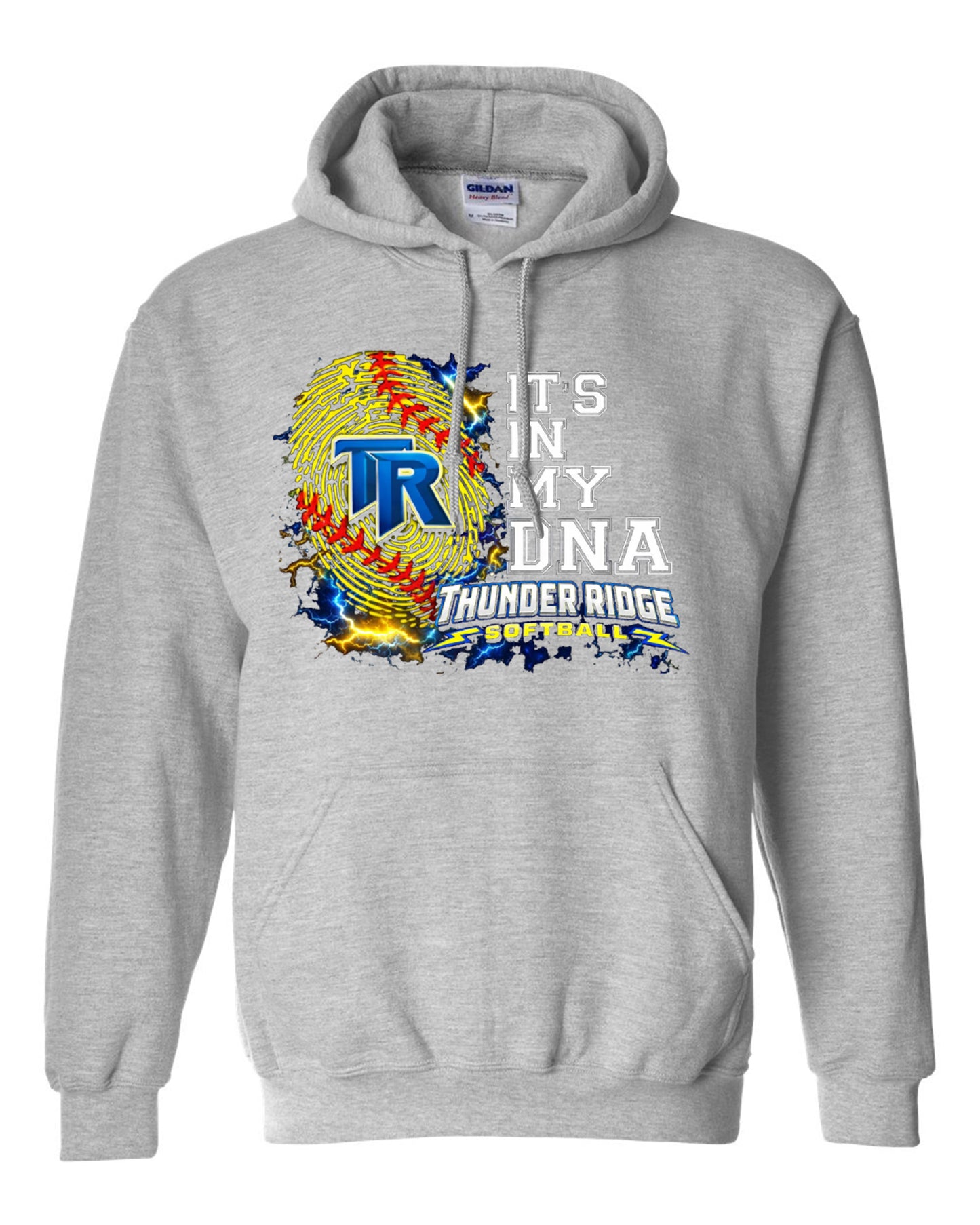 Thunder Ridge Softball - 18500 Gildan Basic Fleece Hoodie