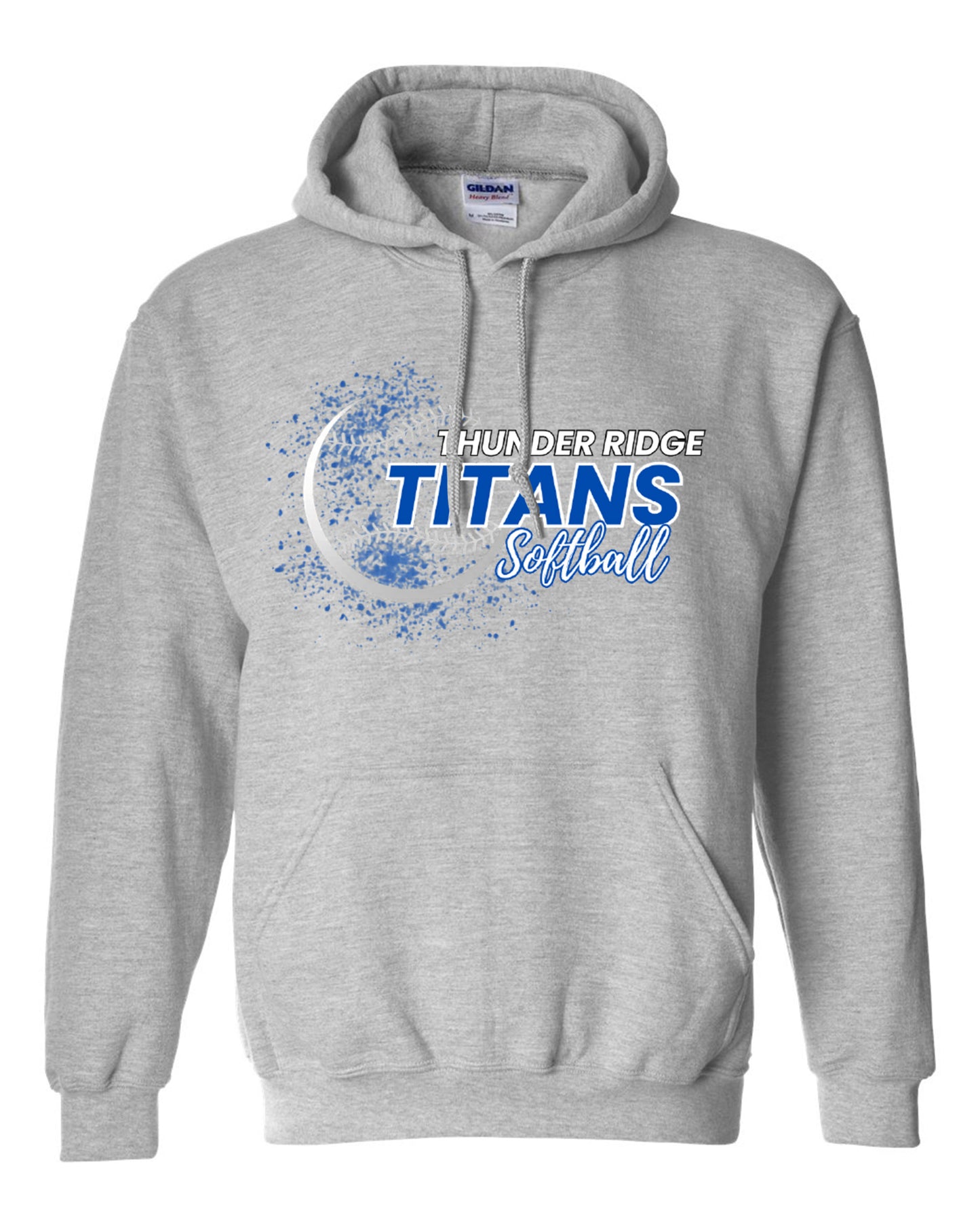 Thunder Ridge Softball - 18500 Gildan Basic Fleece Hoodie