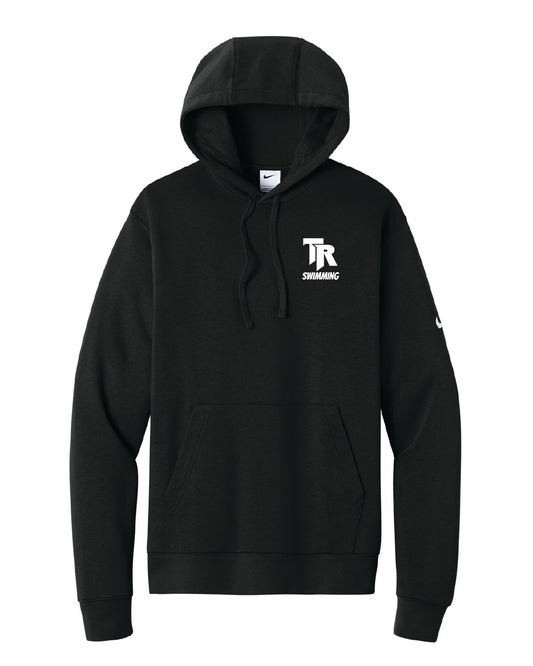 Thunder Ridge Swimming - Embroidered - Nike Club Fleece Sleeve Swoosh Pullover Hoodie - NKDR1499